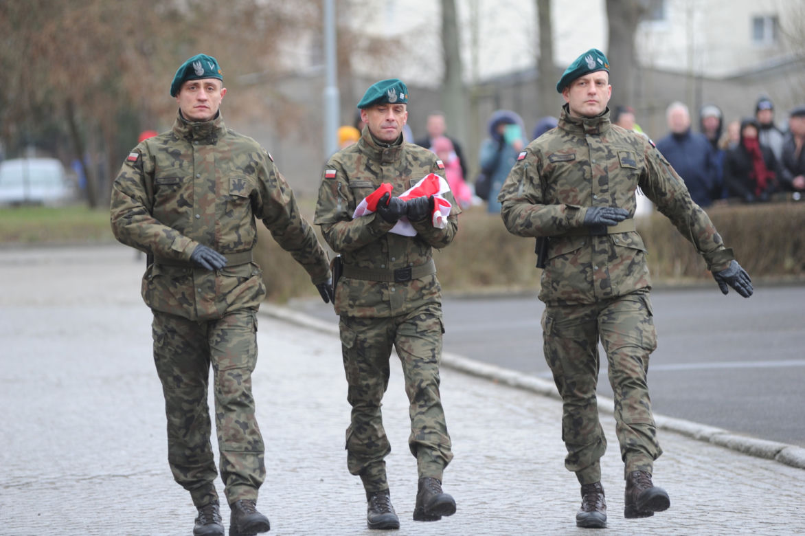 Ochotnicy złożyli przysięgę wojskową