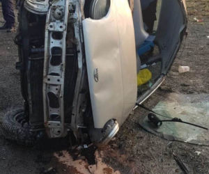 Rdziostów. GROŹNE zderzenie seata z daewoo. Dwie osoby ranne