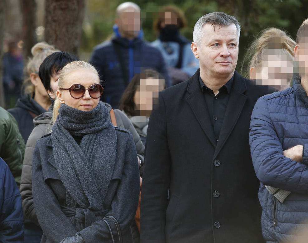 Pogrzeb Pawła Królikowskiego - po mszy