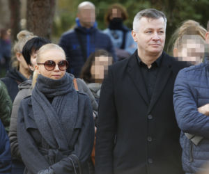 Pogrzeb Pawła Królikowskiego - po mszy