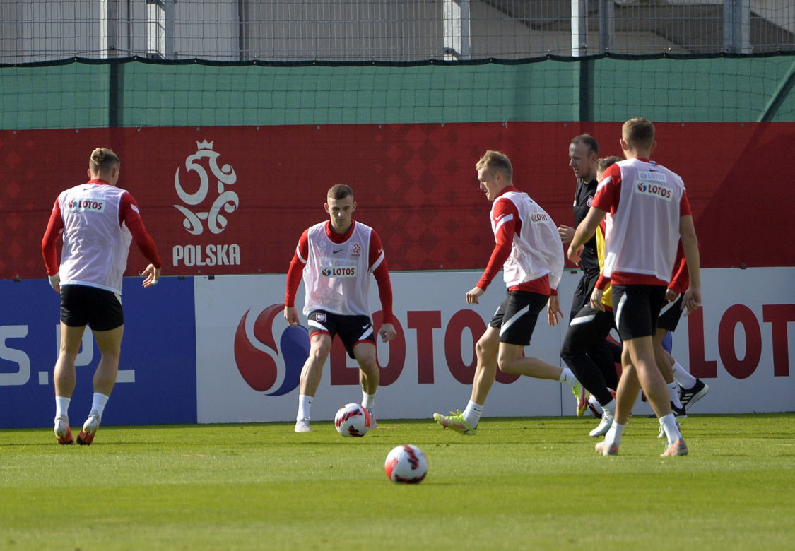 Trening reprezentacji na stadionie Legii