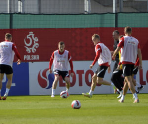 Trening reprezentacji na stadionie Legii