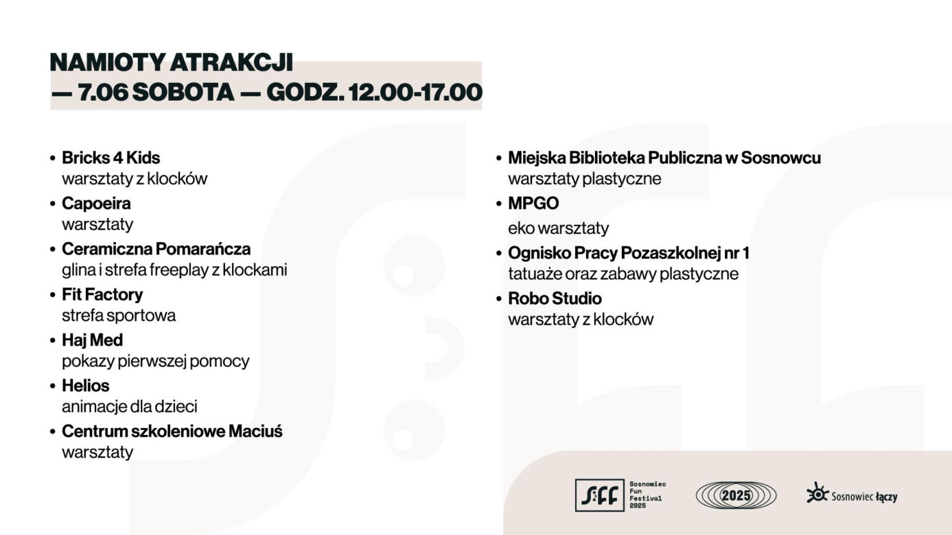 Dni Sosnowca 2025. Szczegółowy program wydarzeń