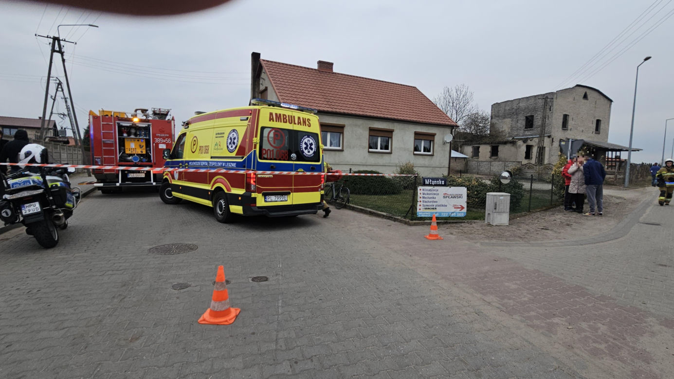 Nie żyje motocyklista. Tragiczny wypadek w Wijewie niedaleko Leszna