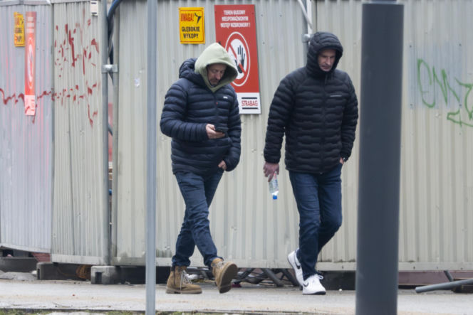 Adam Małysz z przyjacielem na kawie po spotkaniu z Prezydentem