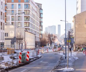 Przebudowa ul. Okrzei w Warszawie