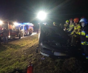 Wypadek na trasie Czaplinek - Złocieniec