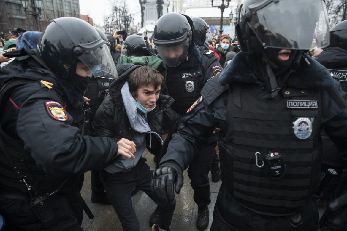 Wyszyli na ulice dla Navalnego. Protesty w Rosji.