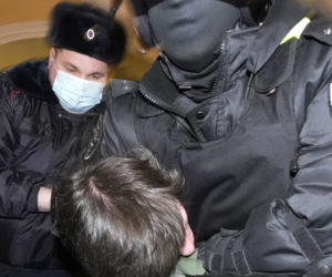 Antywojenne protesty w Rosji