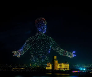 Ras Al Khaimah z nowym rekordem Guinnessa! Takim pokazem fajerwerków i dronów powitali nowy rok [ZDJĘCIA]