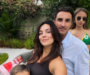 Paulina Krupińska, Sebastian Karpiel-Bułecka z dziećmi