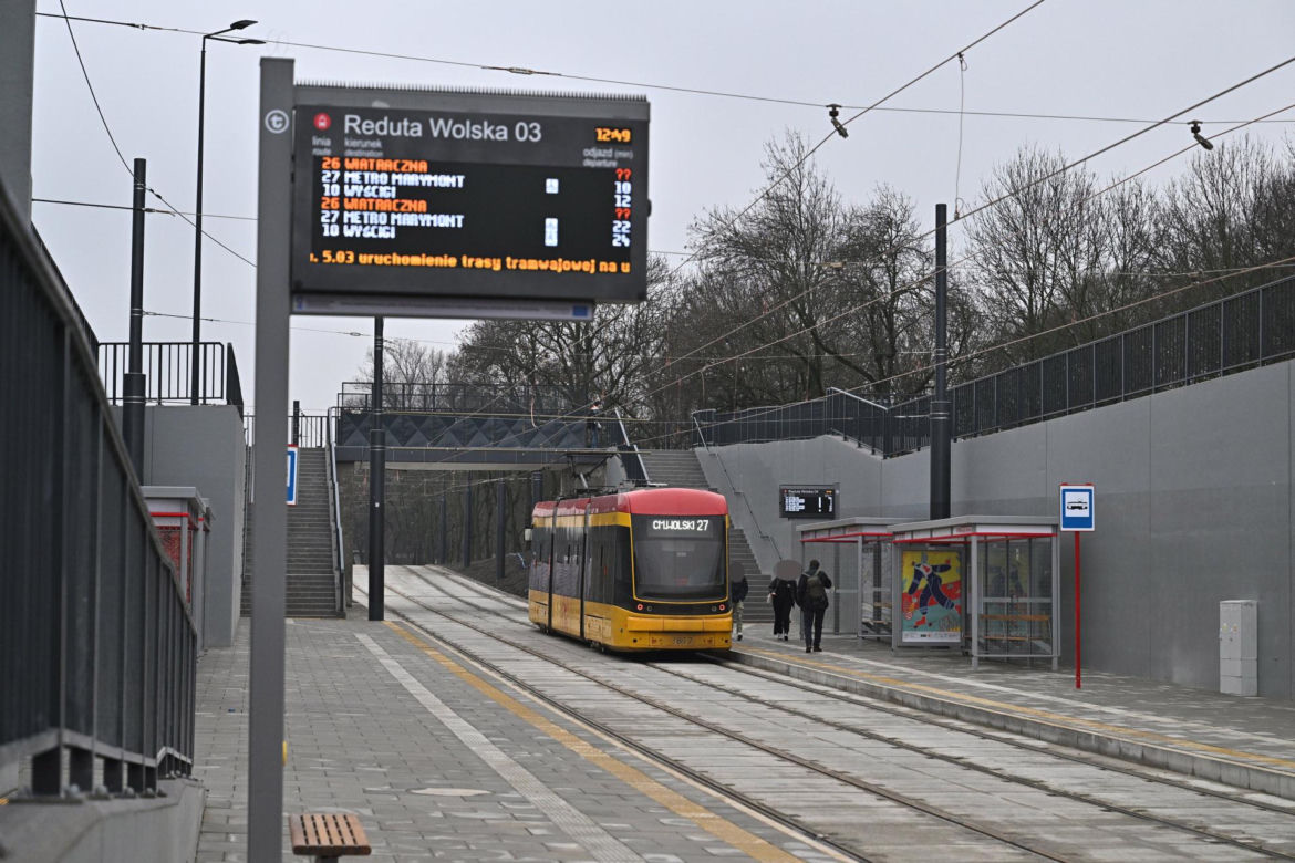 Tramwaj wozi już na Wolę. Torowisko na Kasprzaka otwarte