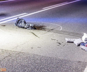 Szedł środkiem jezdni. O krok od tragedii pod Kluczborkiem