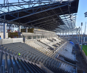 Budowa stadionu w Szczecinie - grudzień 2021