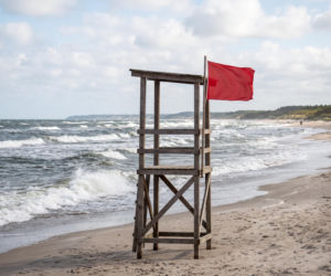 Sinice Chłopy. Czy w Chłopach można się kąpać 08.08? Flaga, warunki pogodowe