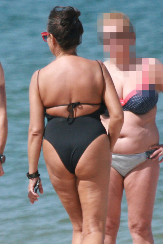 Seksi Anna Korcz na plaży
