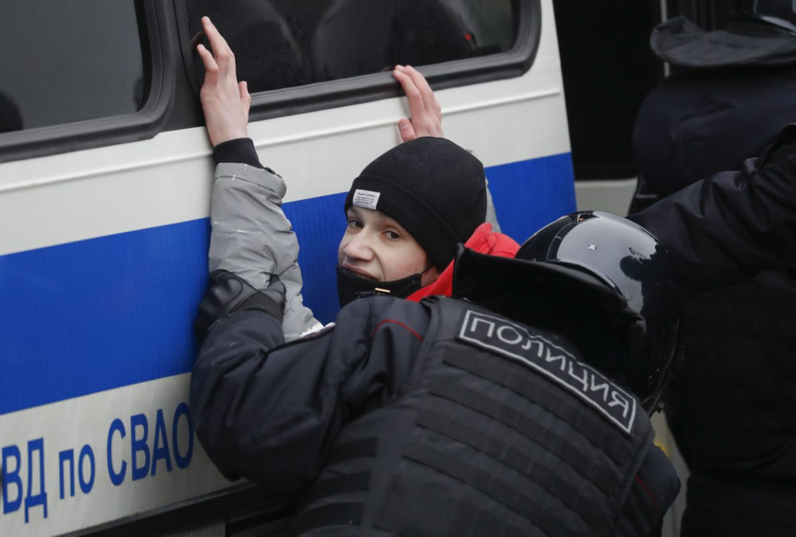 Wyszyli na ulice dla Navalnego. Protesty w Rosji.