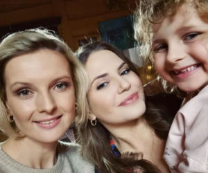 M jak miłość. Anita (Melania Grzesiewicz), Weronika (Ewelina Kudeń-Nowosielska), Pola (Hania Nowosielska)