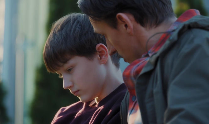 M jak miłość odc. 1921. Franek (Jarosław Śmigielski), jego ojczym (Marcin Sitek)