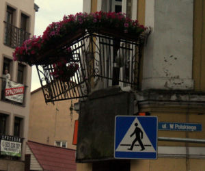 Urwała balkon bo była za ciężka