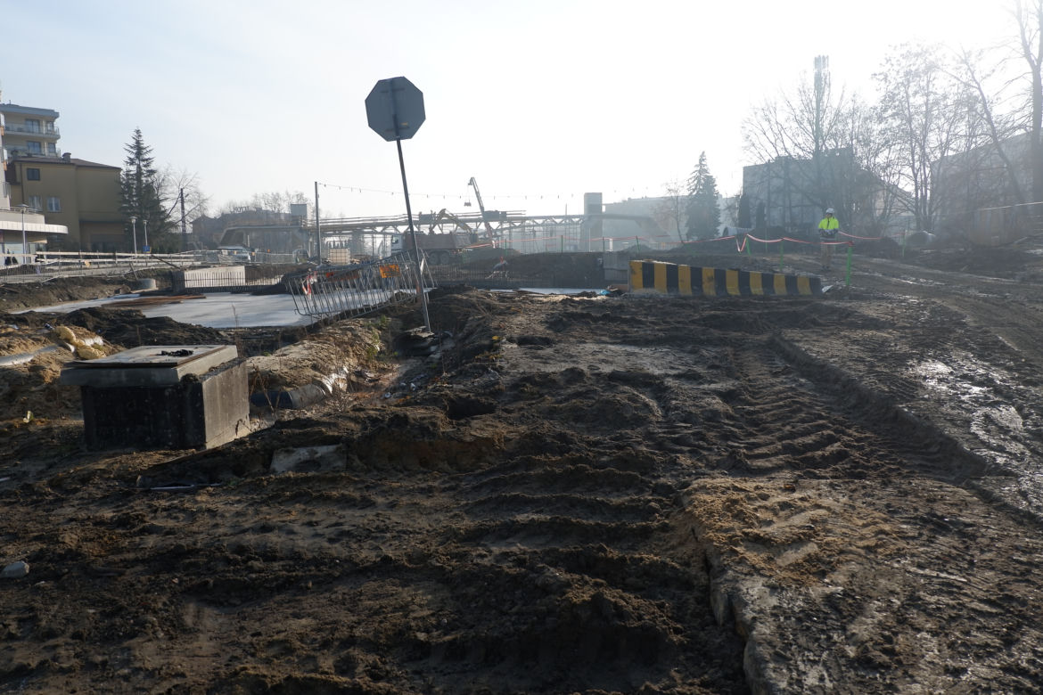 Trasa Łagiewnicka, rejon ulicy Kobierzyńskiej
