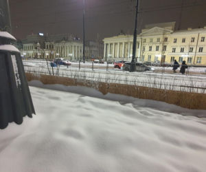 Zimowe utrudnienia w Warszawie