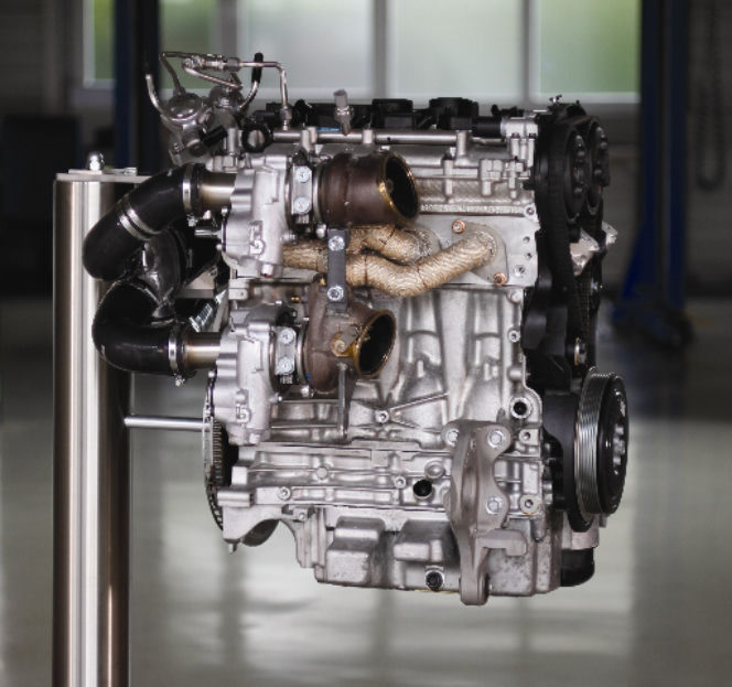 Volvo silnik 2.0 Drive-E 450 KM potrójne turbodoładowanie