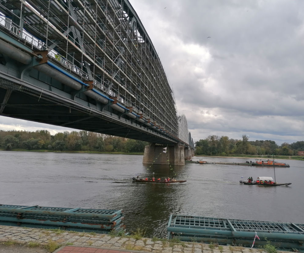 Remontowany most im. Piłsudskiego w Toruniu