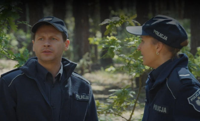 M jak miłość odc. 1894. Natalka (Dominika Suchecka), Adam Karski (Patryk Szwichtenberg)