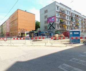 Przebudowa ulic w centrum Szczecina - maj 2020