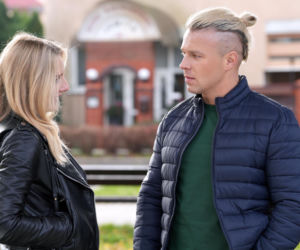 Barwy szczęścia, odcinek 3348. Grażyna (Kinga Suchan), Patryk (Konrad Skolimowski)