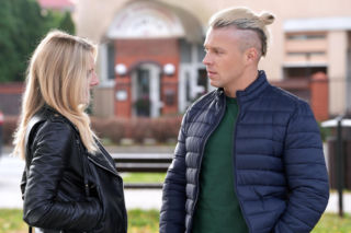 Barwy szczęścia, odcinek 3348. Grażyna (Kinga Suchan), Patryk (Konrad Skolimowski)