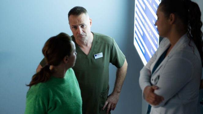 Na dobre i na złe odc. 980. Aleks/ Aleś (Paweł Małaszyński), Ava (Anna Gorajska),  Iga Kaczorowska (Anna Szymańczyk)