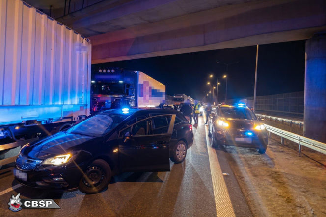Brawurowa akcja CBŚP na autostradzie A2