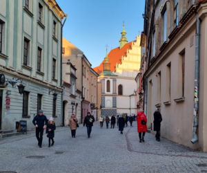 Antywojenna grafika pojawiła się na Starym Mieście w Lublinie