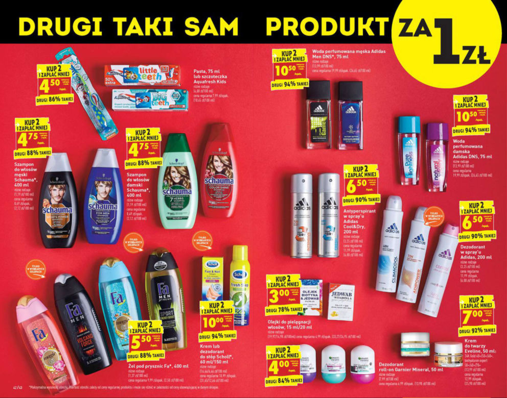 Biedronka - SZALONE promocje w nowym roku!  Kiełbasa i kosmetyki za 1 zł, parówki za DARMO!