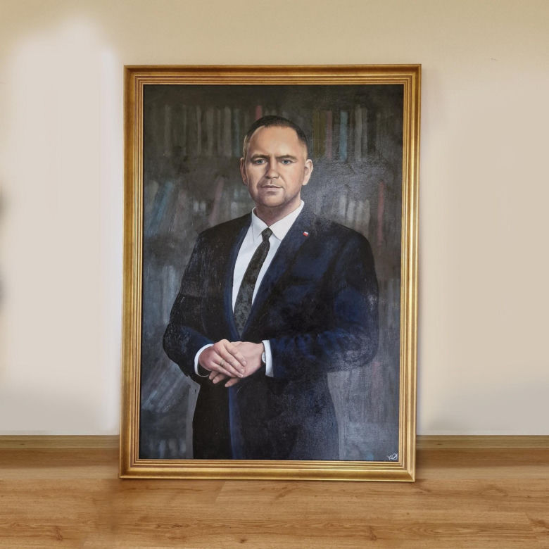Karol Nawrocki i bokserzy
