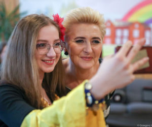 Agata Kornhauser-Duda w Białowieży. Spotkała się z wychowankami Domu Dziecka