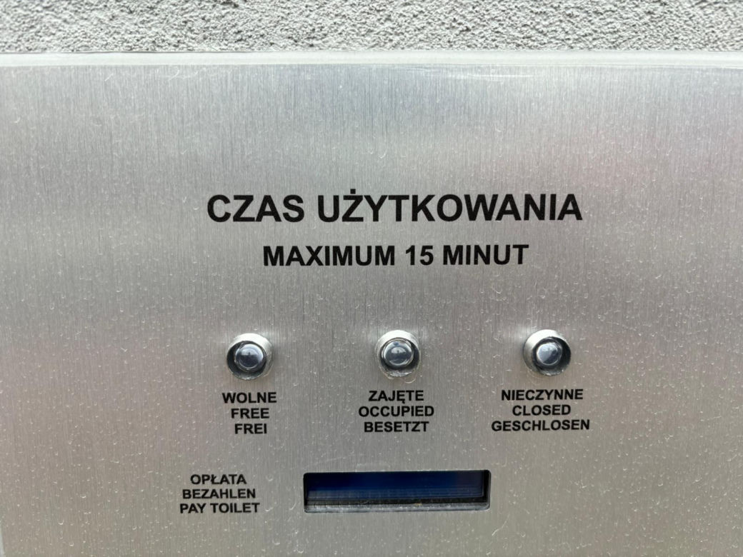 Nowa toaleta w centerum Nowego Sącza