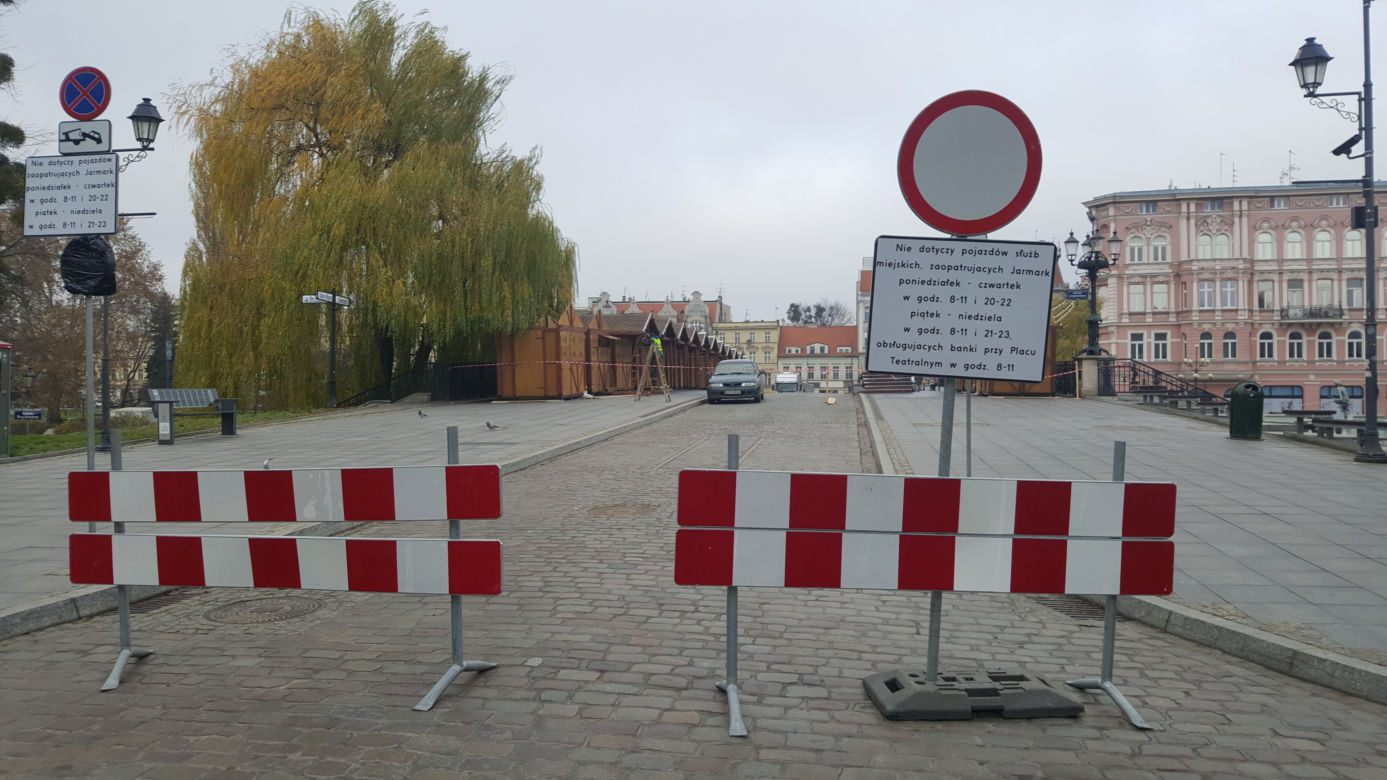 Przygotowania do Bydgoskiego Jarmarku Świątecznego 2019