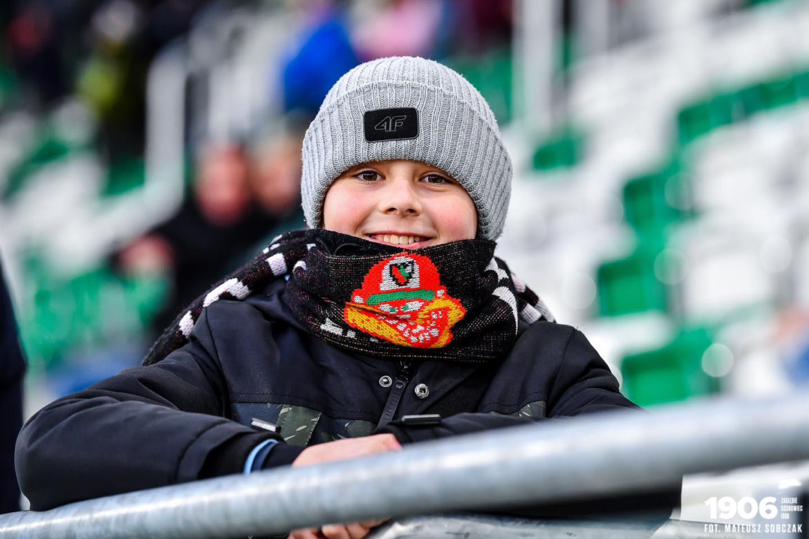 Kibice na meczu Zagłębie Sosnowiec - GKS Katowice