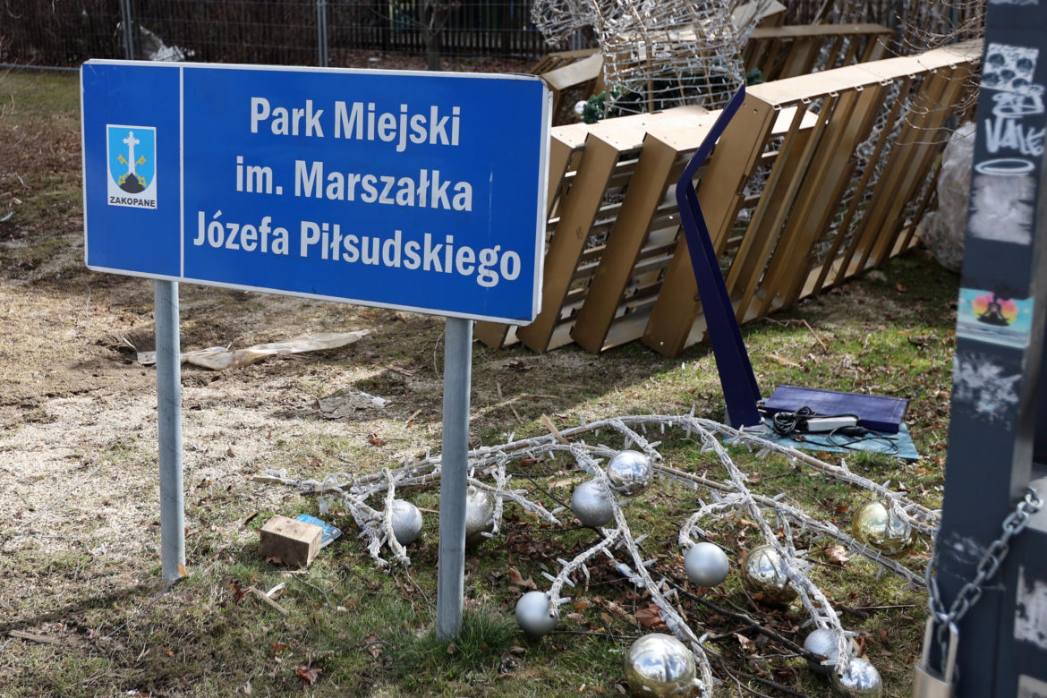 Demontaż Parku Miliona Świateł w Zakopanem