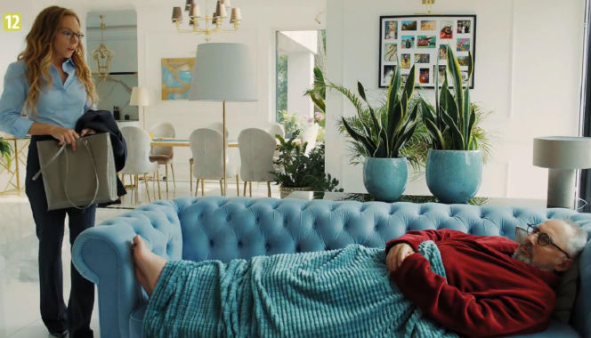 M jak miłość odc. 1900. Sylwia (Hanna Turnau), Adam Werner (Jacek Kopczyński)