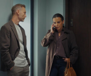 M jak miłość, odc. 1908. Magda (Anna Mucha), Andrzej Budzyński (Krystian Wieczorek)