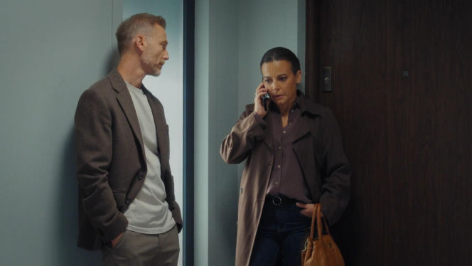 M jak miłość, odc. 1908. Magda (Anna Mucha), Andrzej Budzyński (Krystian Wieczorek)