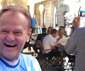 Nocna zabawa Tusków w Chorwacji