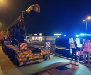 Transport palownicy zatrzymany przez ITD