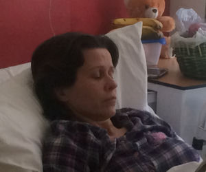 Anita Kruszewska w szpitalu