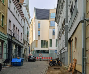 Budowa hotelu na Podzamczu - listopad 2020