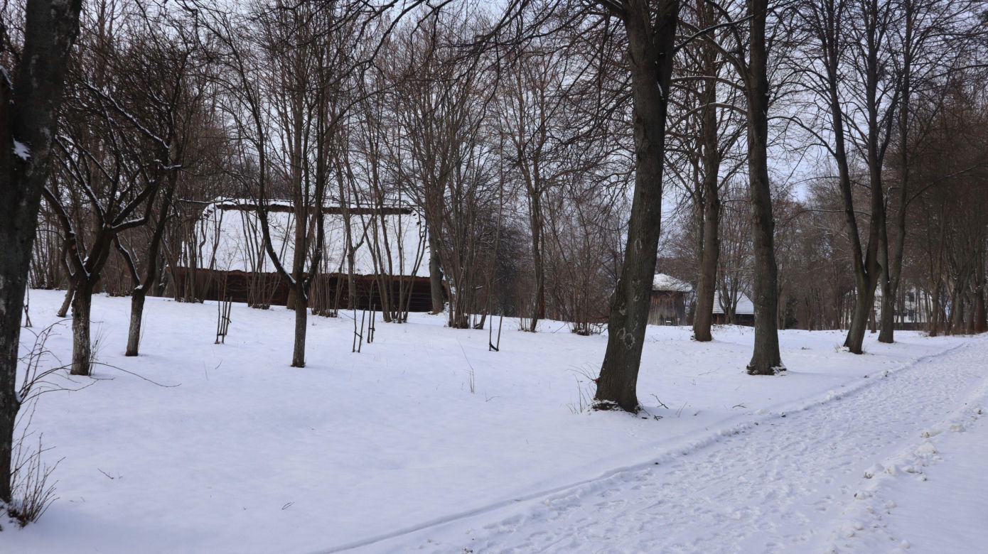 Cicho i wszędzie biało. Tak prezentuje się skansen w Lublinie w zimowej odsłonie! [GALERIA]